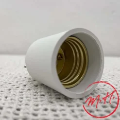 Adaptateur B22 vers E27 blanc