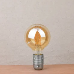 Ampoule ambrée LED globe - E27/8,8W