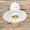 Applique blanche en porcelaine avec réflecteur Ø 21 cm