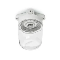Applique de plafond en porcelaine blanche 100W