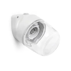 Applique murale inclinée porcelaine/ verre 60 W