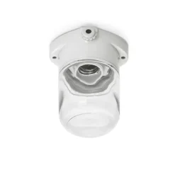Applique murale porcelaine/ verre 60 W
