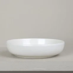 Assiette creuse en grès naturel