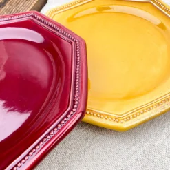 Assiette à dessert Louis XVI Perlé Pichon