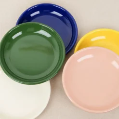 Assiette à dessert émaillée Ø21 cm