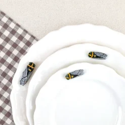 Assiette à mignardises Cigale