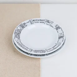 Assiette plate brasserie