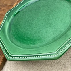 Assiette plate Louis XVI Perlé Pichon