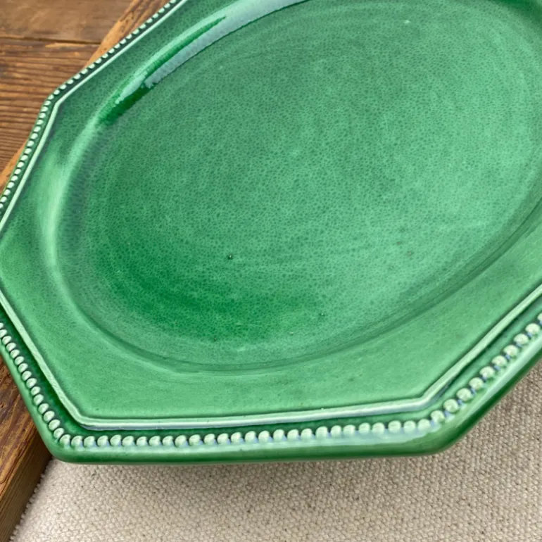Assiette plate Louis XVI Perlé Pichon