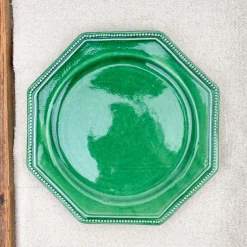 Assiette plate Louis XVI Perlé Pichon