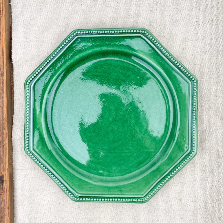 Assiette plate Louis XVI Perlé Pichon