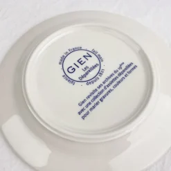 6 assiettes plates dépareillées bleues - Gien