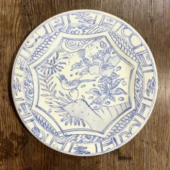 4 assiettes plates Oiseau Bleu - Gien