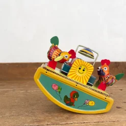 Bascule avec poules mécanique