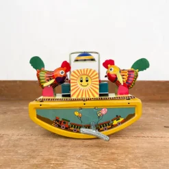 Bascule avec poules mécanique