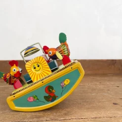 Bascule avec poules mécanique