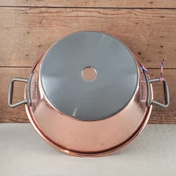 Bassine à confiture en cuivre pour induction