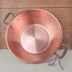 Bassine à confiture en cuivre pour induction