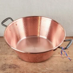 Bassine à confiture en cuivre pour induction