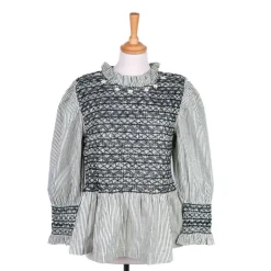 Blouse smockée
