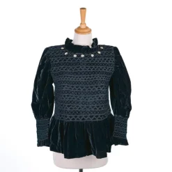 Blouse smockée
