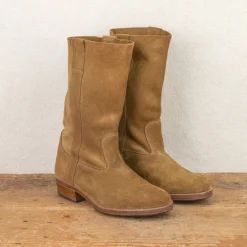 Bottes Camarguaises en daim souple
