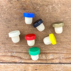 Bouchon liège tête plastique