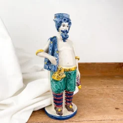 Bougeoir artisanal Pêcheur de Lumera