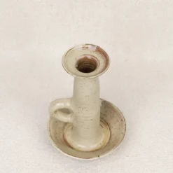 Bougeoir en grès émaillé