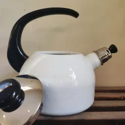 Bouilloire siffleuse 2L en émail