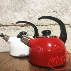 Bouilloire siffleuse 2L en émail