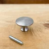 Bouton de tiroir lentille Fer brut Ø25 mm