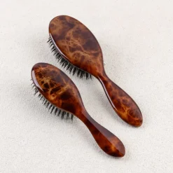 Brosse sanglier décor loupe