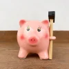 Cachemaille cochon et son marteau