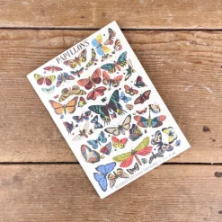 Cahier A5 motifs papillons