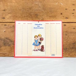 Calendrier des anniversaires