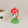 Carrousel mécanique champignon et gnomes