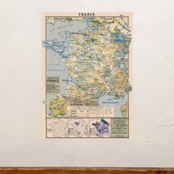 Carte de France années 20