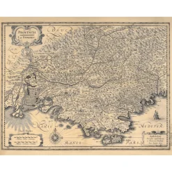 Carte de Provence 1621