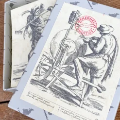 Cartes des métiers de rue d'autrefois