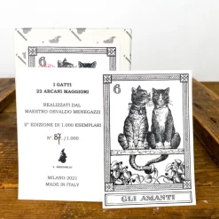 Cartes de tarot chat