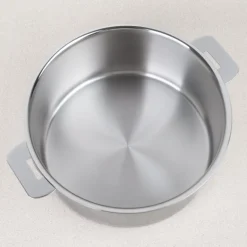 Casserole inox mutine amovible