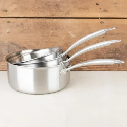 Casserole tricouche en inox