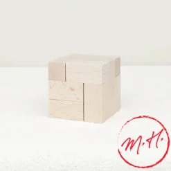 Casse tête cube en bois