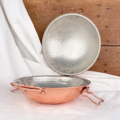 Cataplana en cuivre martelé