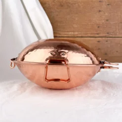 Cataplana en cuivre martelé