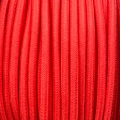 Câble luminaire rond rouge