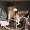 Chambre à coucher pour maison de poupée