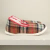 Chaussons Charentaises traditionnels écossais