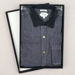 Chemise en jean et velours côtelé